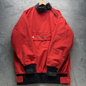 Guy Cotten Montauk Spray Top Jacket Mens Large Fishing Red Waterproof Pullover